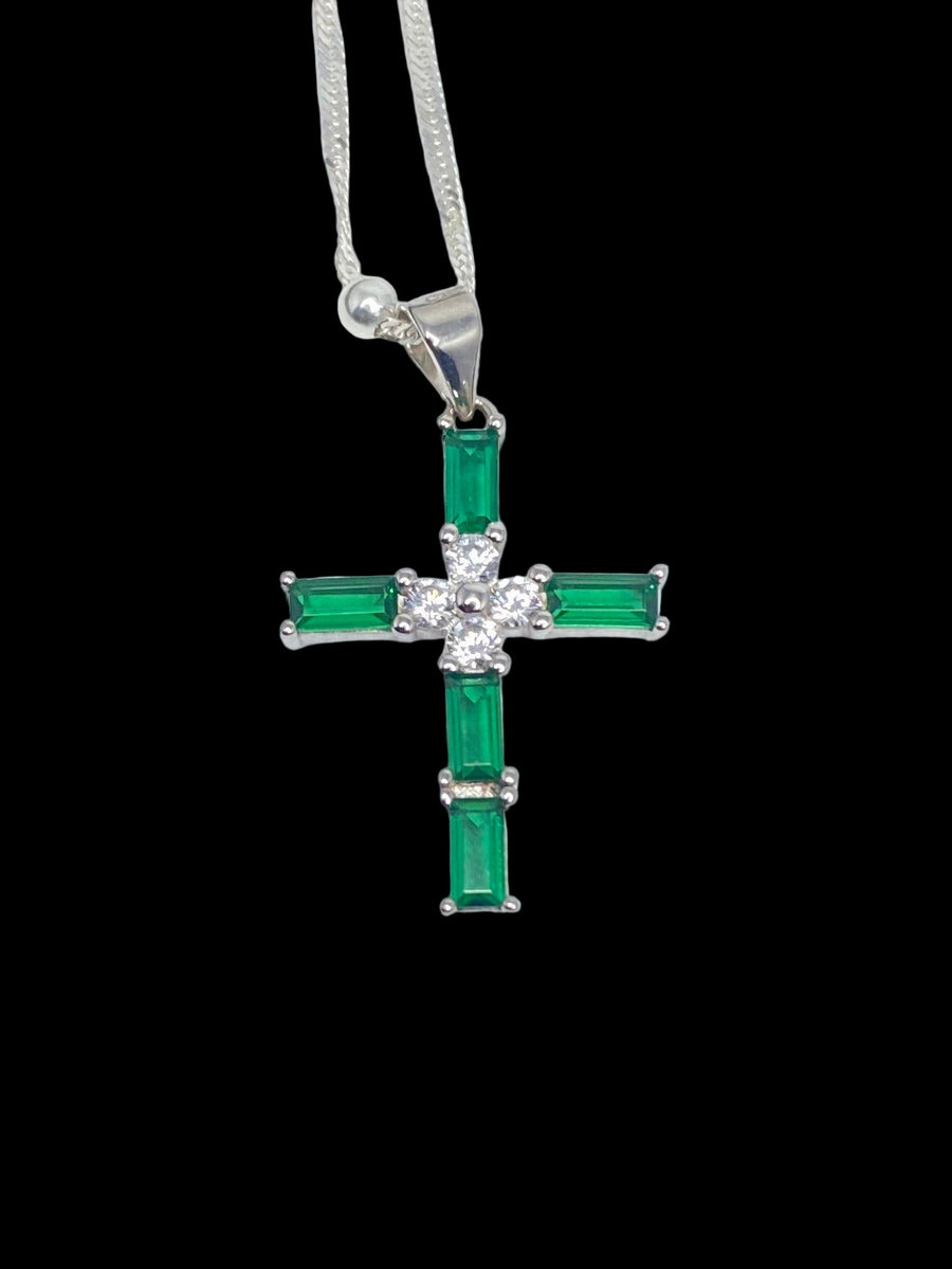 Esmeralda Cross Pendant