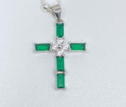 Esmeralda Cross Pendant