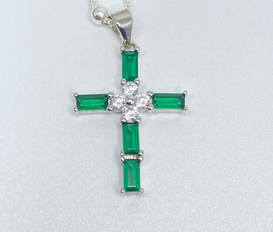 Esmeralda Cross Pendant